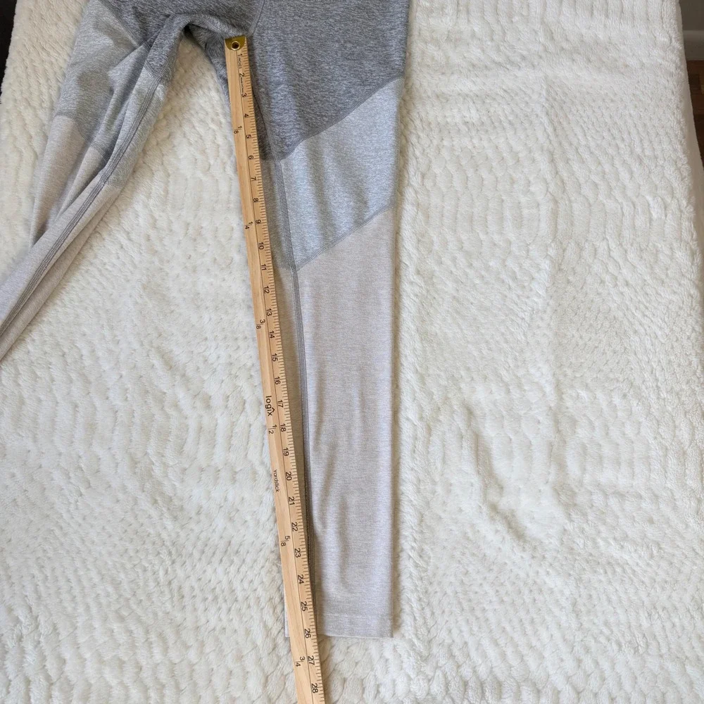 Outdoor Voices Grey Colorblock Warmup Leggings High Rise Activewear Womens Small
